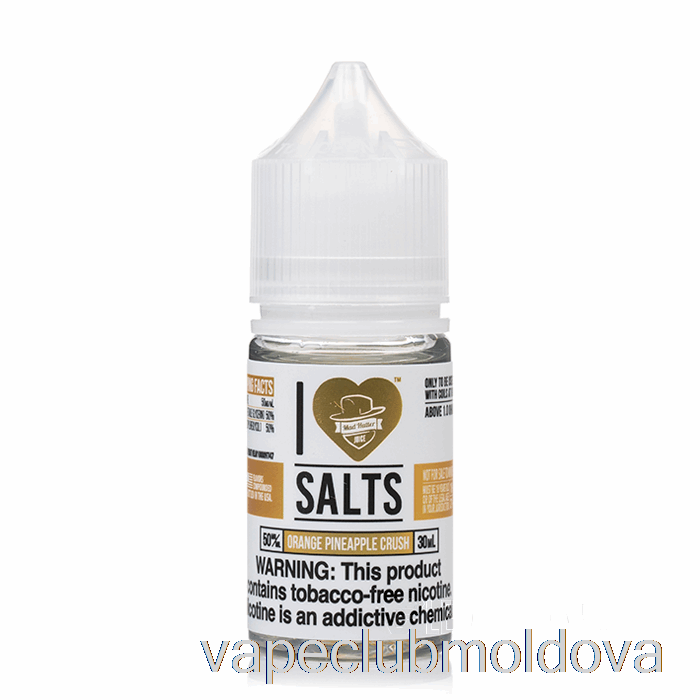 Vape Mod Portocale Zdrobite De Ananas - Iubesc Sărurile - 30ml 25mg